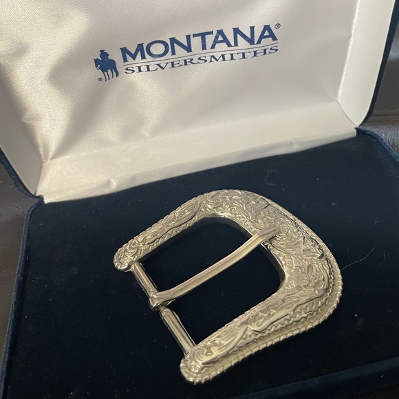 Montana Silversmiths Accessories - Montana Silversmiths Silver Belt Buckle